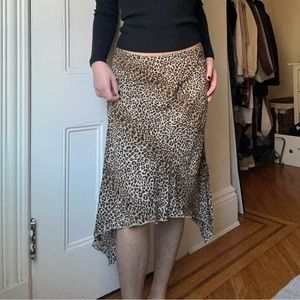Leopard Print Skirt